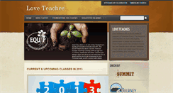 Desktop Screenshot of loveteaches.org